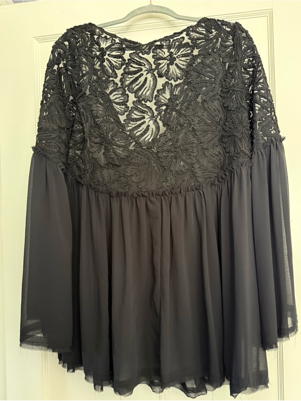Free People Magdalene Crochet Babydoll Tunic - Picture 4 of 6